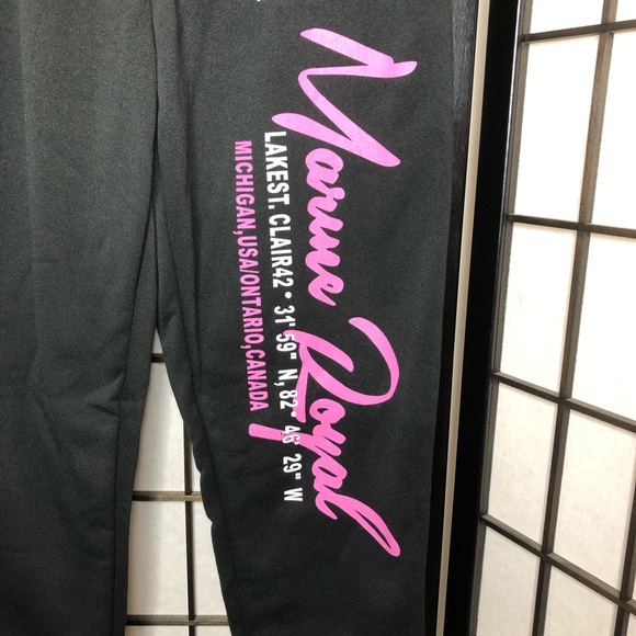 $20 SALE! Marine Royal Graphics Hoodie Sweatsuit - Picture 11 of 12